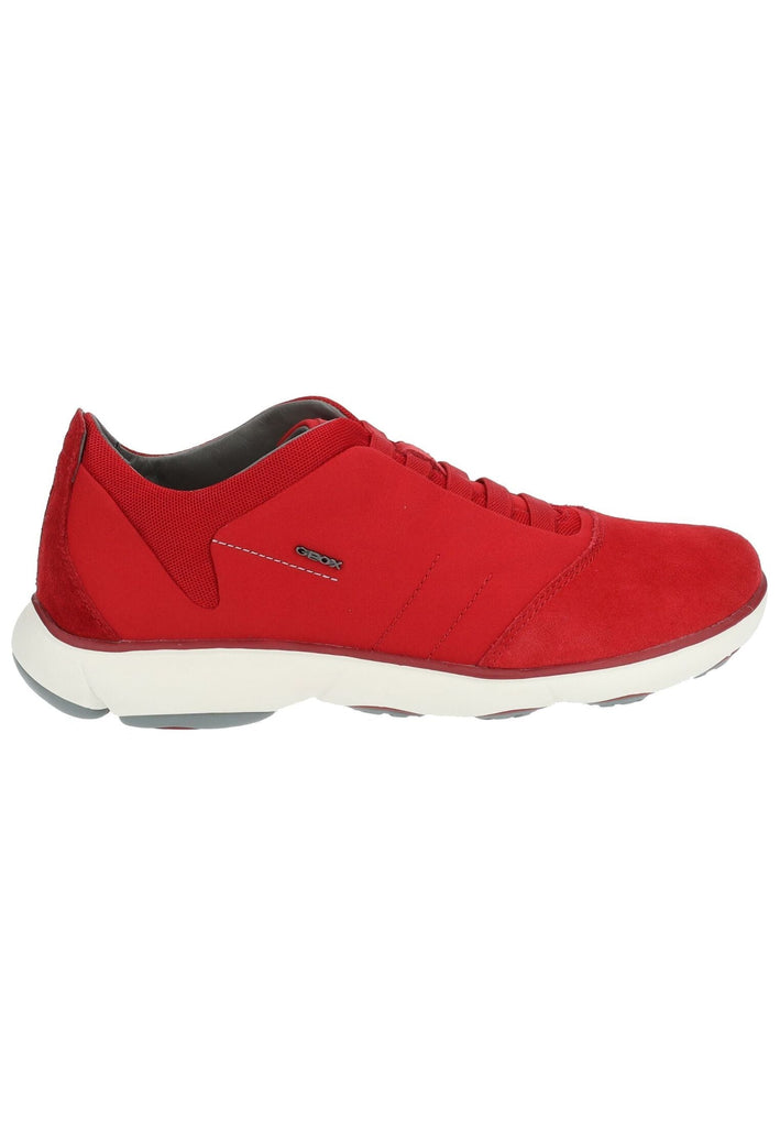 Geox Sneaker Lederimitat/Mesh Rot