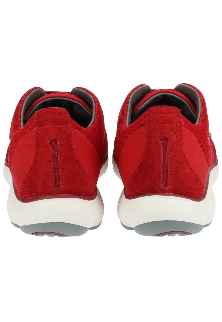 Geox Sneaker Lederimitat/Mesh Rot
