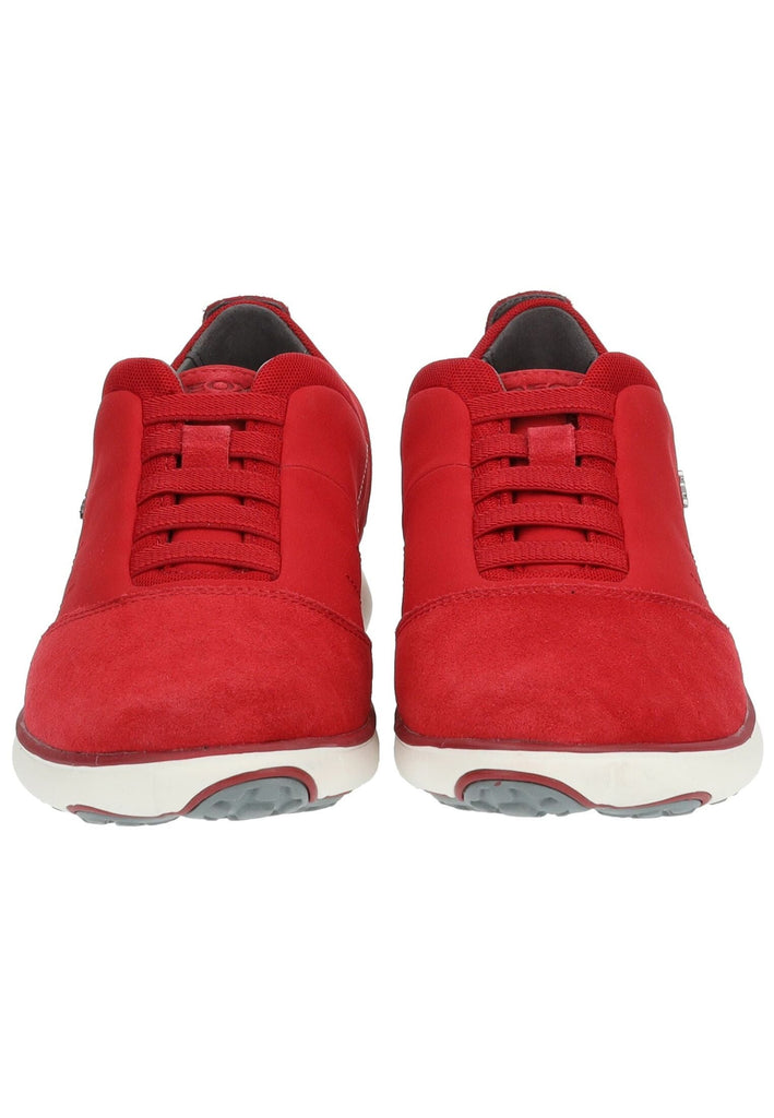 Geox Sneaker Lederimitat/Mesh Rot