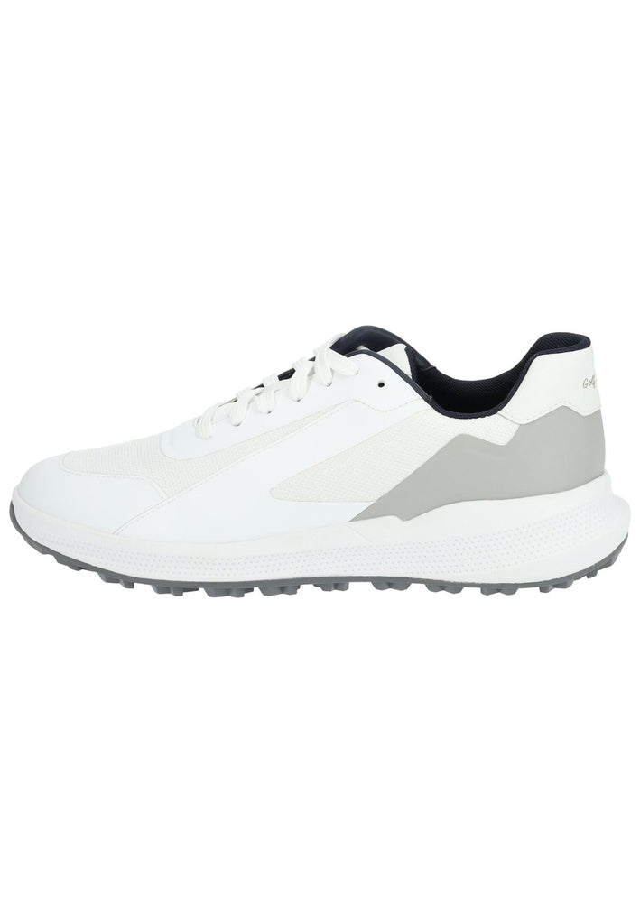 Geox Sneaker Lederimitat/Mesh Weiß Kombi