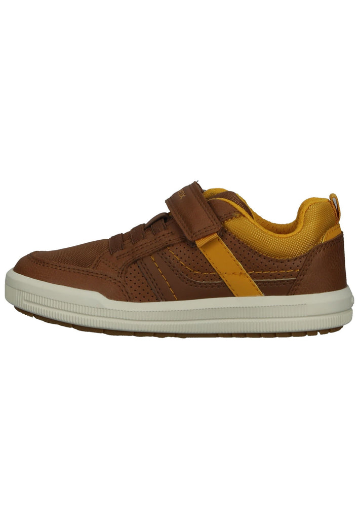 Geox Sneaker Lederimitat/Nylon Cognac