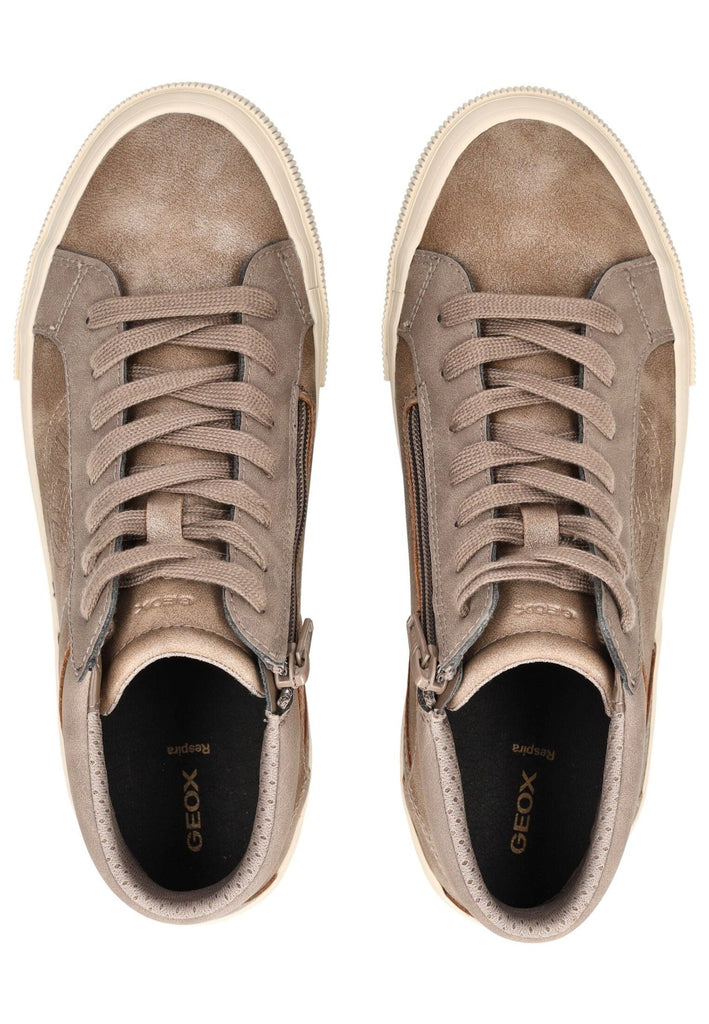 Geox Sneaker Lederimitat Taupe