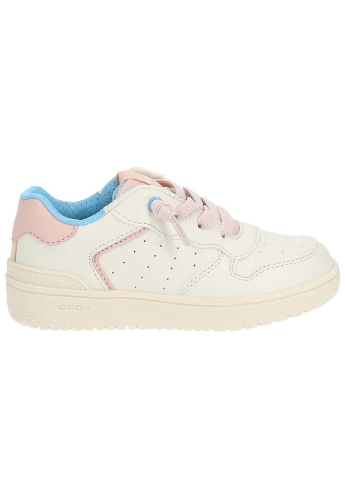 Geox Sneaker Lederimitat/Textil Beige/Rosa