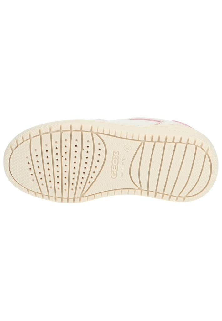 Geox Sneaker Lederimitat/Textil Beige/Rosa
