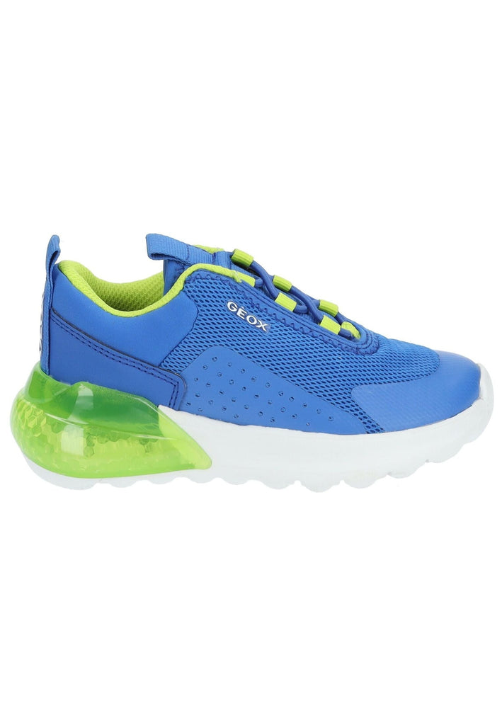 Geox Sneaker Lederimitat/Textil Blau/Grün