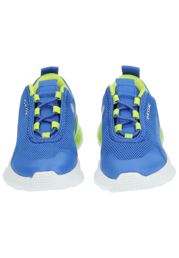 Geox Sneaker Lederimitat/Textil Blau/Grün