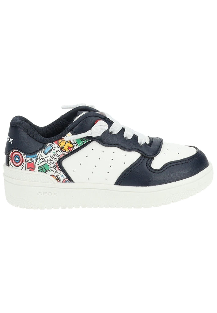 Geox Sneaker Lederimitat/Textil Blau/Multi