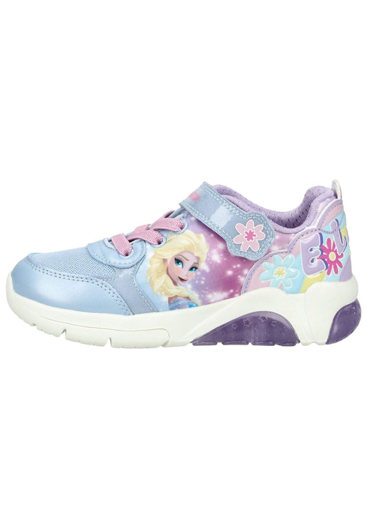 Geox Sneaker Lederimitat/Textil Blau/Pink