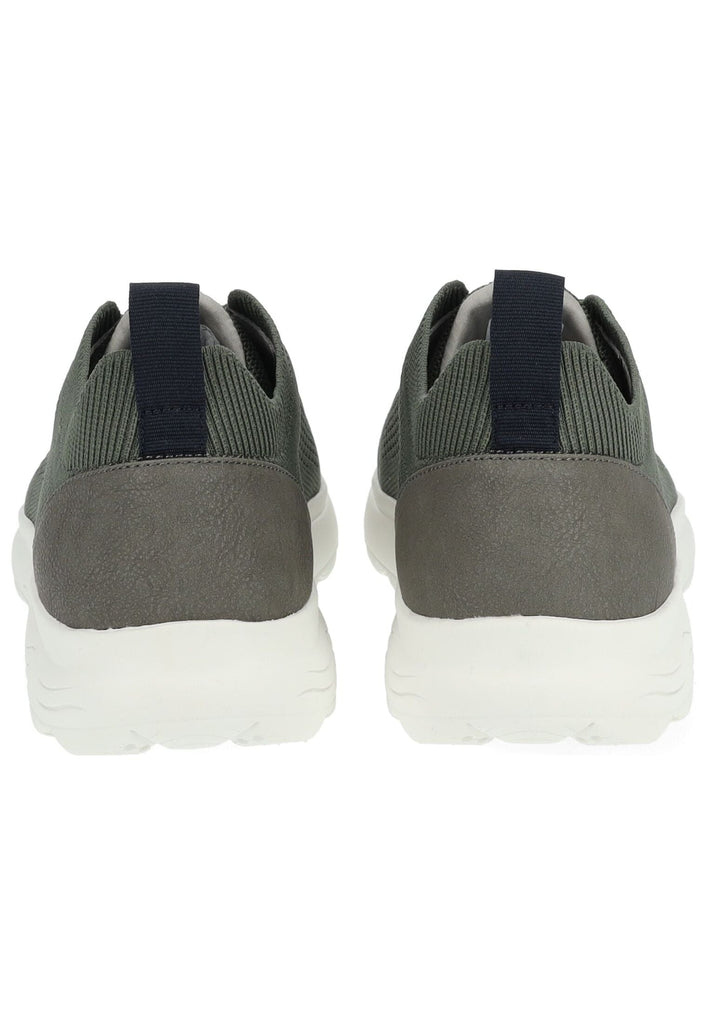 Geox Sneaker Lederimitat/Textil Dunkelgrün