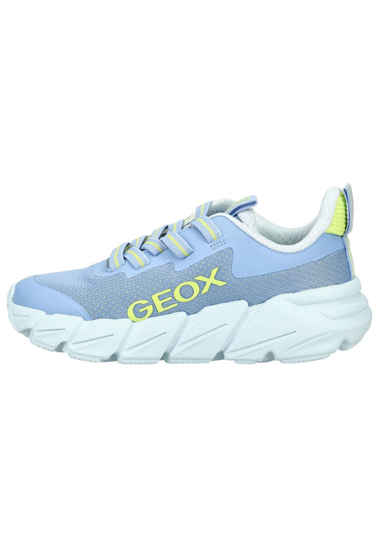 Geox Sneaker Lederimitat/Textil Hellblau