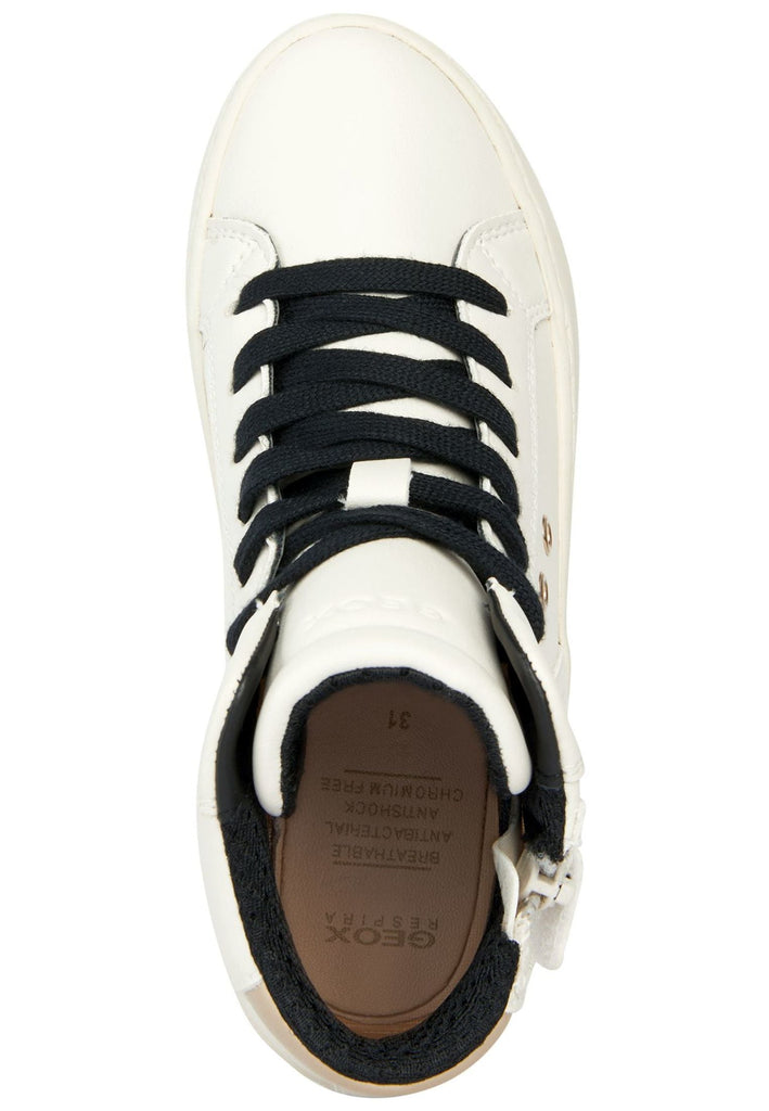 Geox Sneaker Lederimitat/Textil Ivory