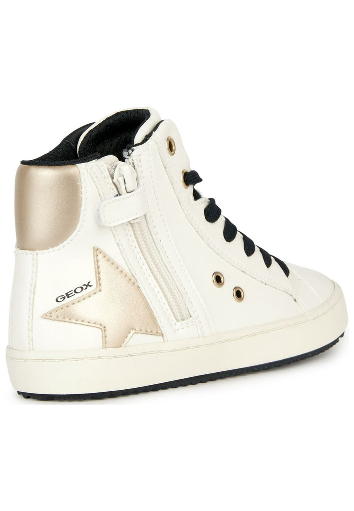 Geox Sneaker Lederimitat/Textil Ivory