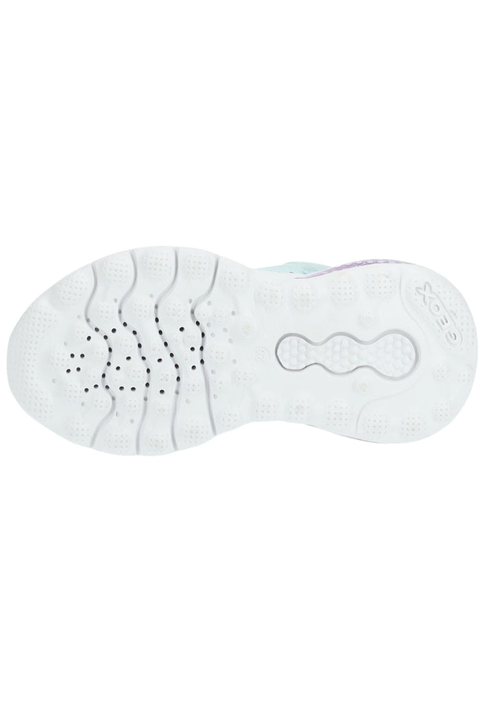 Geox Sneaker Lederimitat/Textil Lila/Blau