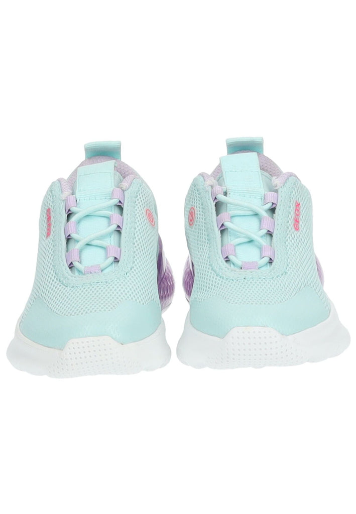 Geox Sneaker Lederimitat/Textil Lila/Blau