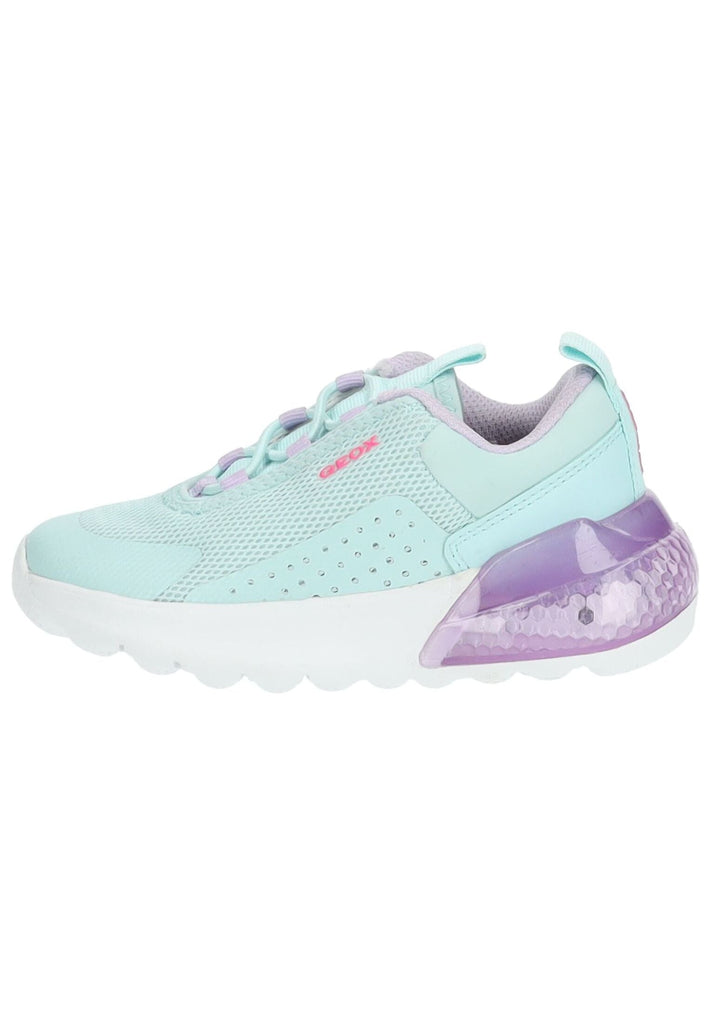 Geox Sneaker Lederimitat/Textil Lila/Blau