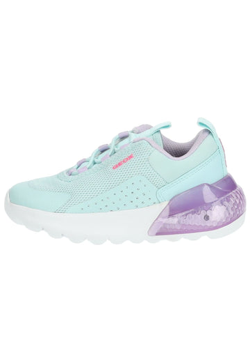Geox Sneaker Lederimitat/Textil Lila/Blau
