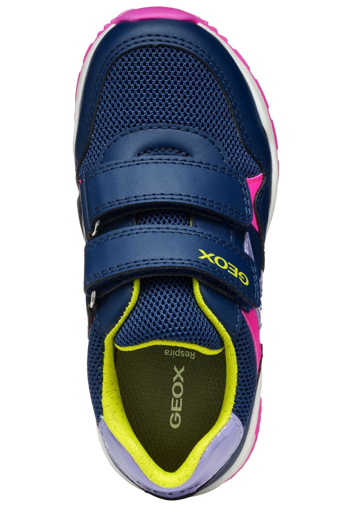 Geox Sneaker Lederimitat/Textil Navy/Pink