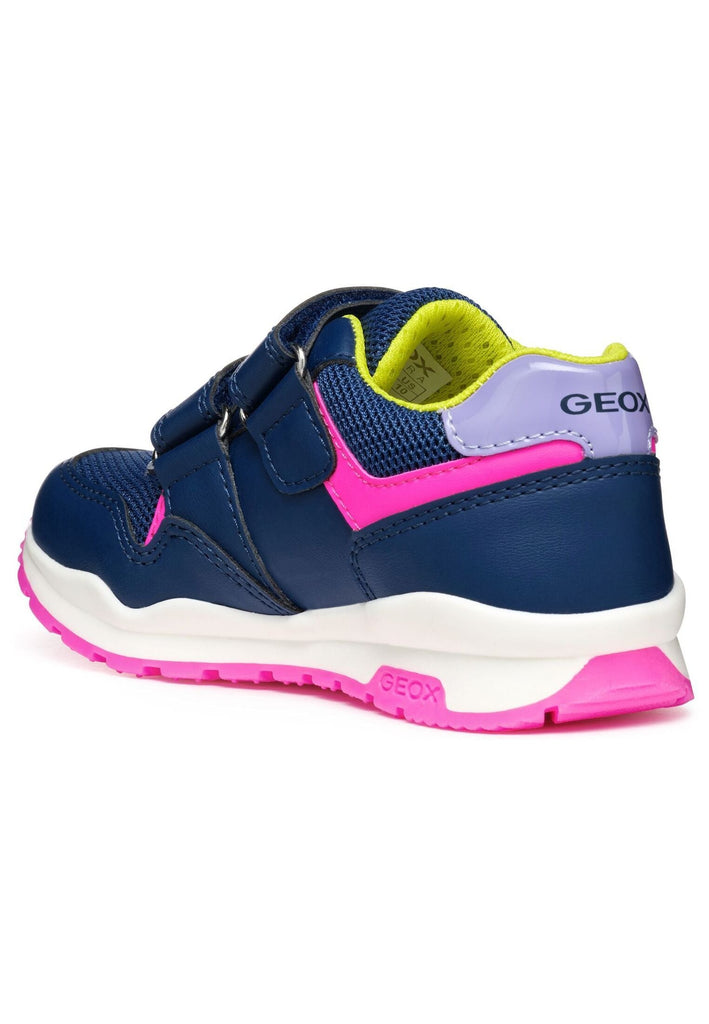 Geox Sneaker Lederimitat/Textil Navy/Pink