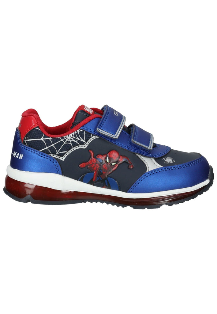 Geox Sneaker Lederimitat/Textil Navy/Rot