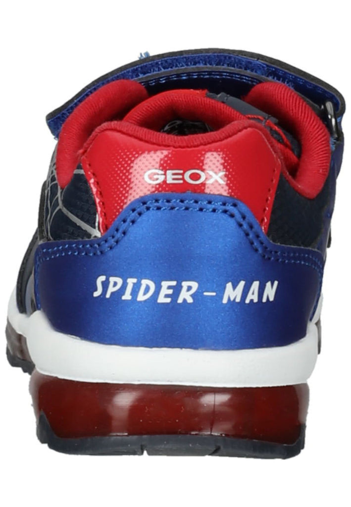 Geox Sneaker Lederimitat/Textil Navy/Rot