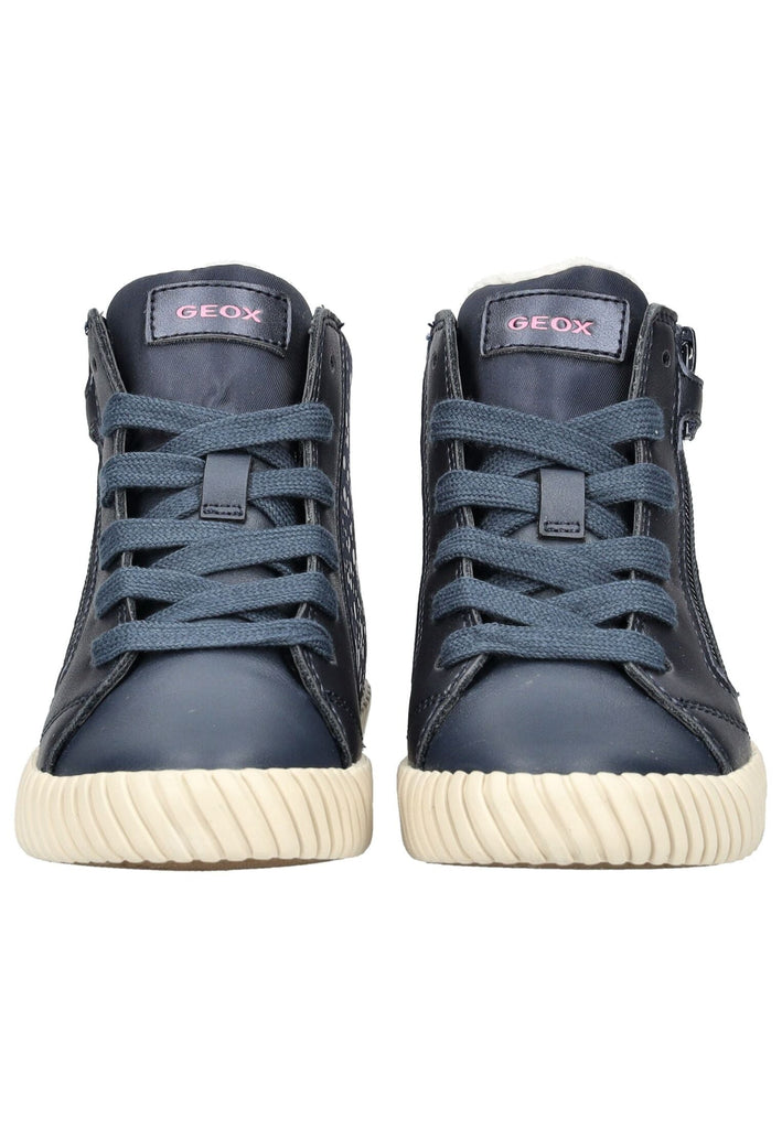 Geox Sneaker Lederimitat/Textil Navy Warmfutter