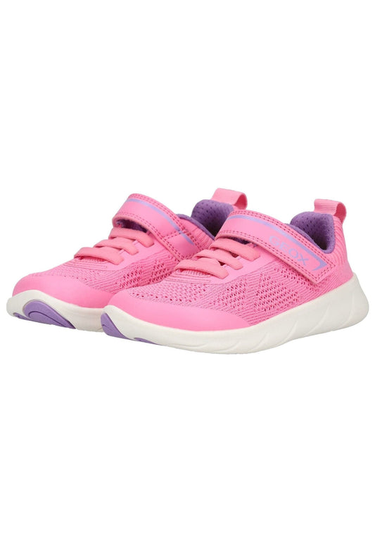 Geox Sneaker Lederimitat/Textil Pink/Violett