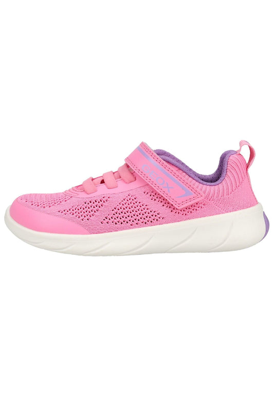 Geox Sneaker Lederimitat/Textil Pink/Violett