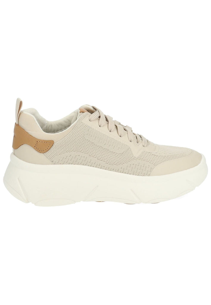 Geox Sneaker Lederimitat/Textil Sand