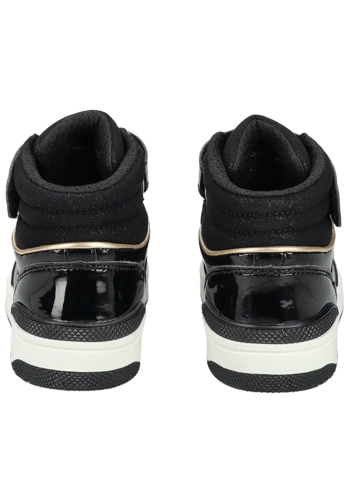 Geox Sneaker Lederimitat/Textil Schwarz Warmfutter