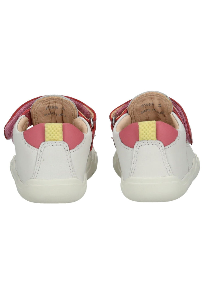 Geox Sneaker Nappaleder Weiß/Pink