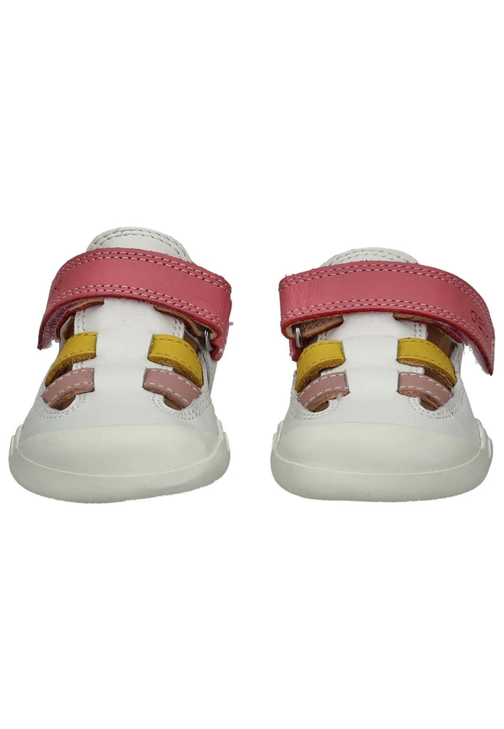 Geox Sneaker Nappaleder Weiß/Pink