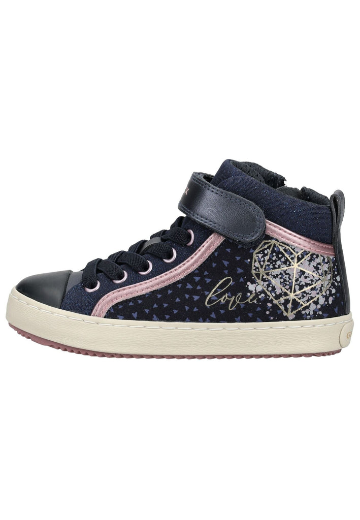 Geox Sneaker Textil Navy/Pink