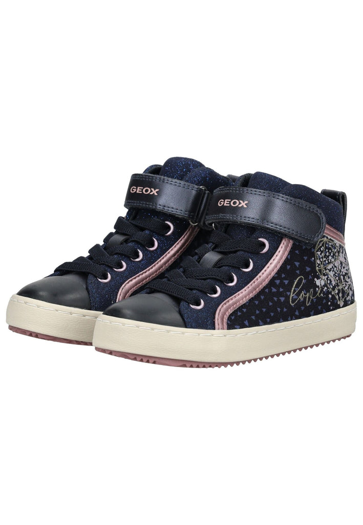 Geox Sneaker Textil Navy/Pink