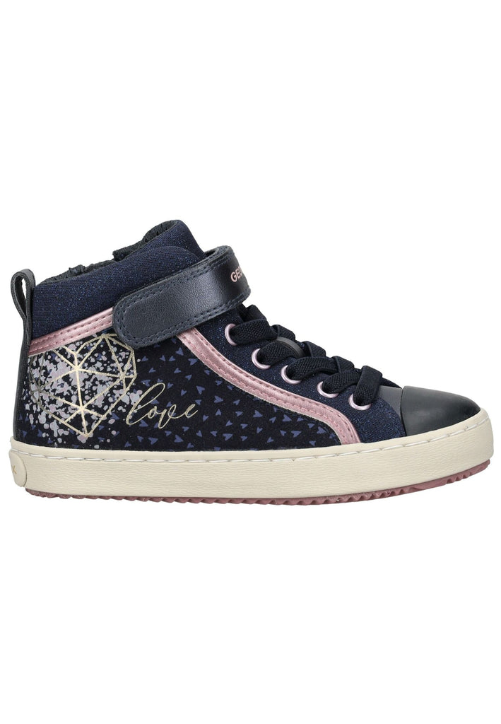 Geox Sneaker Textil Navy/Pink