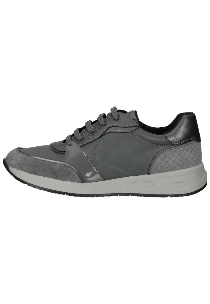 Geox Sneaker Veloursleder/Textil Dunkelgrau