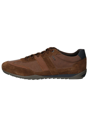 Geox Sneaker Veloursleder/Textil Mittelbraun