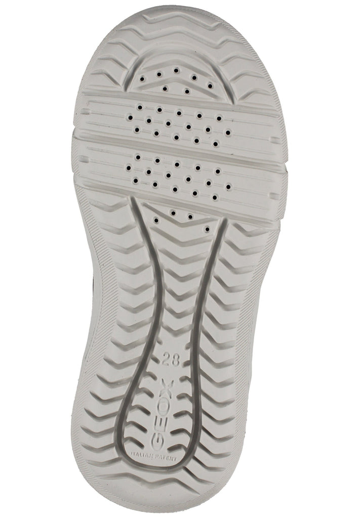 Geox Sneaker Veloursleder/Textil Navy/Weiß