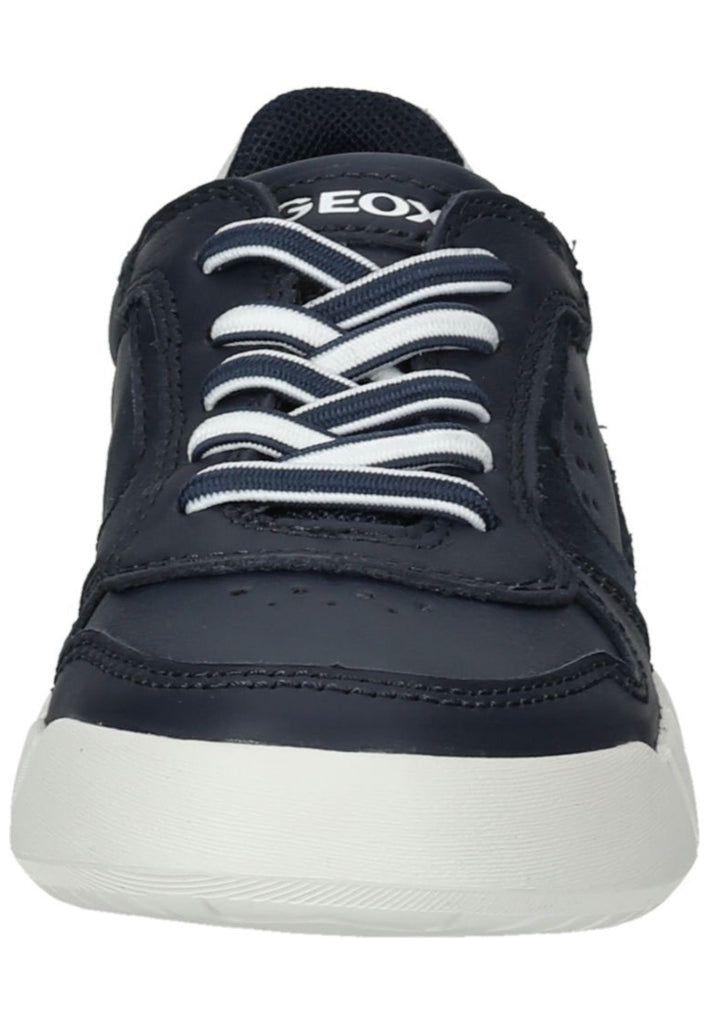 Geox Sneaker Veloursleder/Textil Navy/Weiß