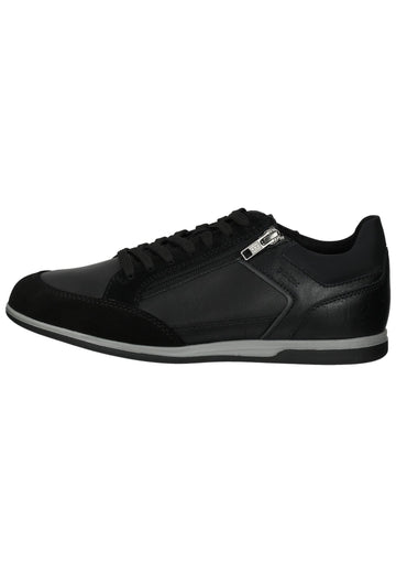 Geox Sneaker Veloursleder/Textil Schwarz