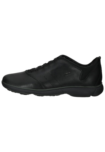 Geox Sneaker Veloursleder/Textil Schwarz