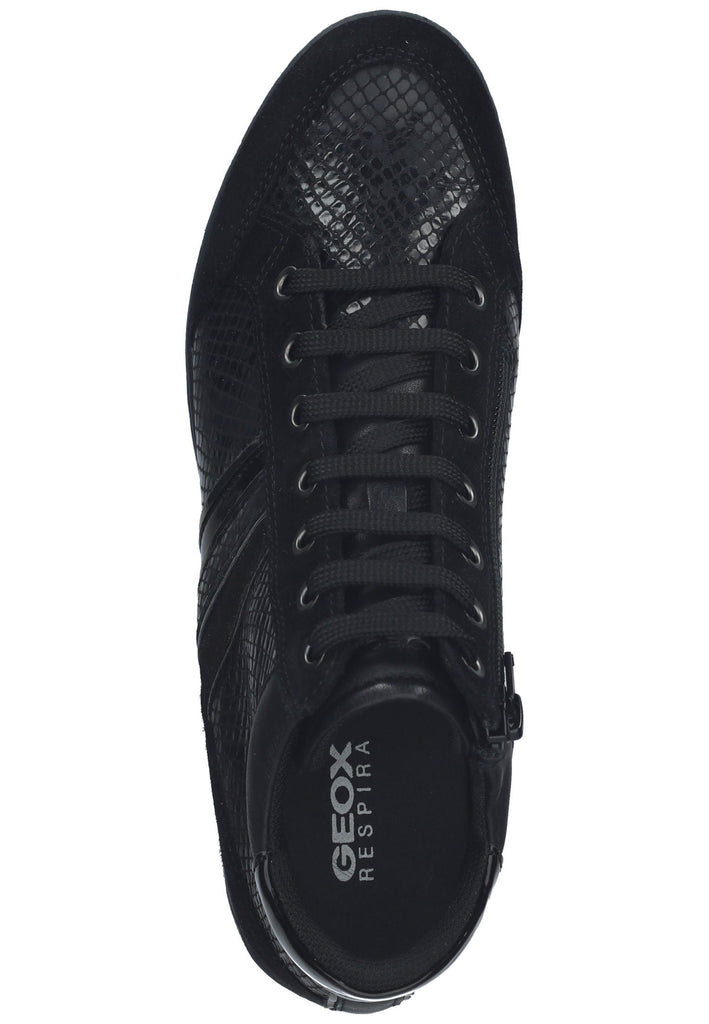 Geox Sneaker Veloursleder/Textil Schwarz