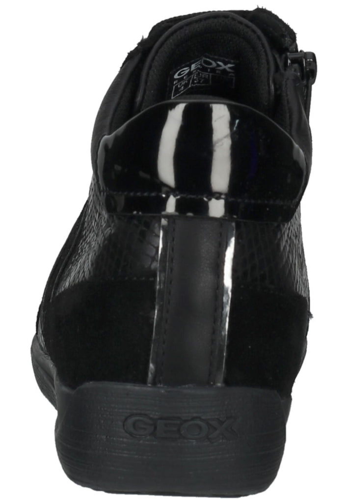 Geox Sneaker Veloursleder/Textil Schwarz