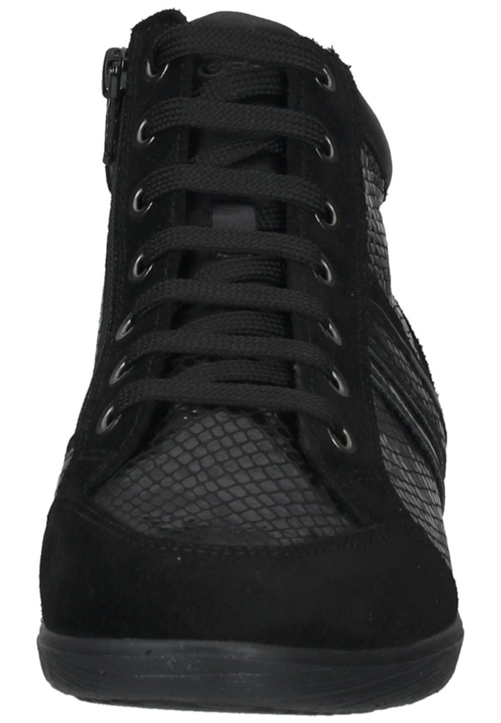 Geox Sneaker Veloursleder/Textil Schwarz