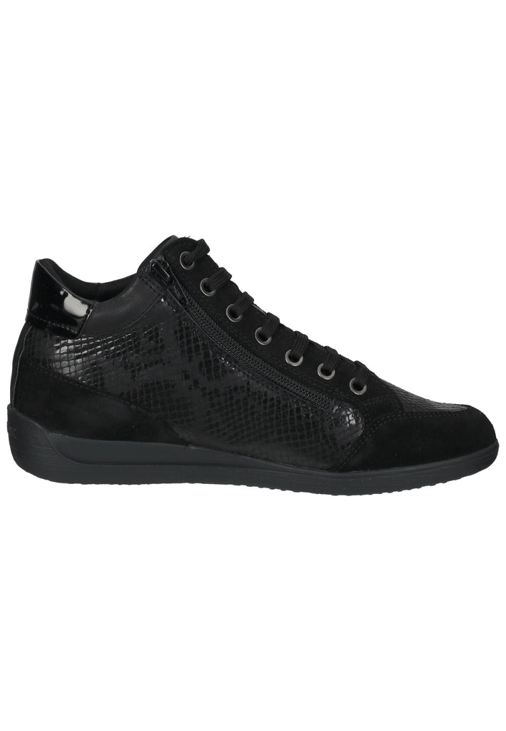 Geox Sneaker Veloursleder/Textil Schwarz