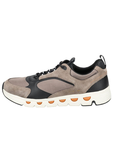 Geox Sneaker Veolurs/Textil/Synthetik Grau/Schwarz