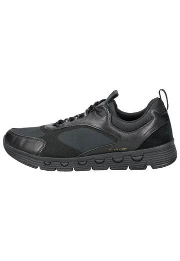 Geox Sneaker Veolurs/Textil/Synthetik Schwarz
