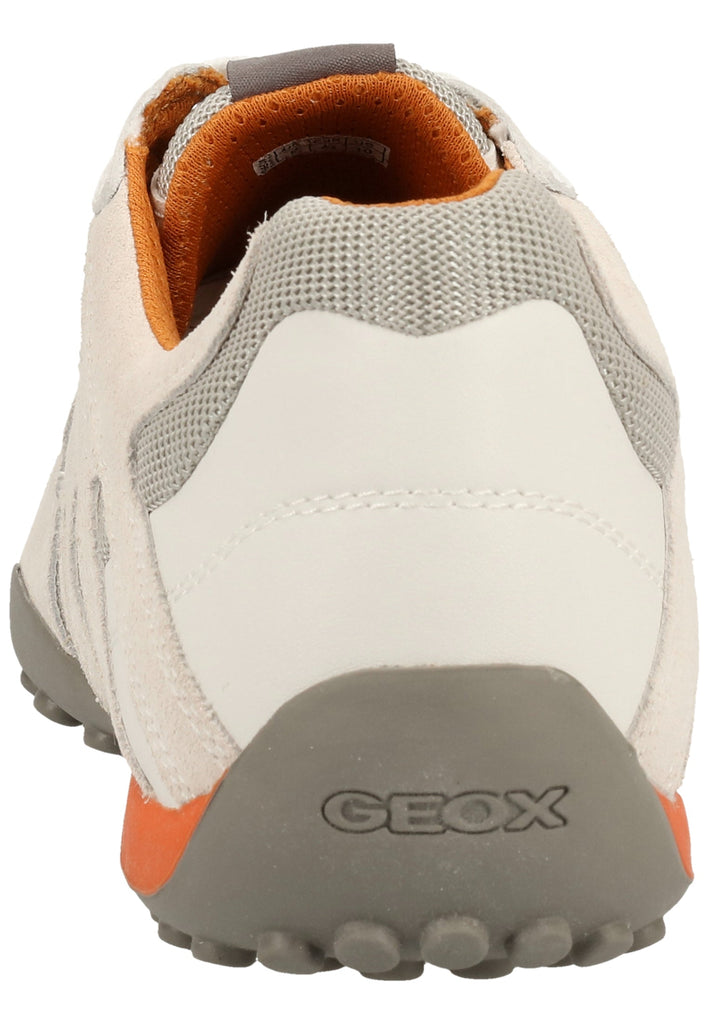 Geox Sneaker Veolurs/Textil/Synthetik Weiß/Grau