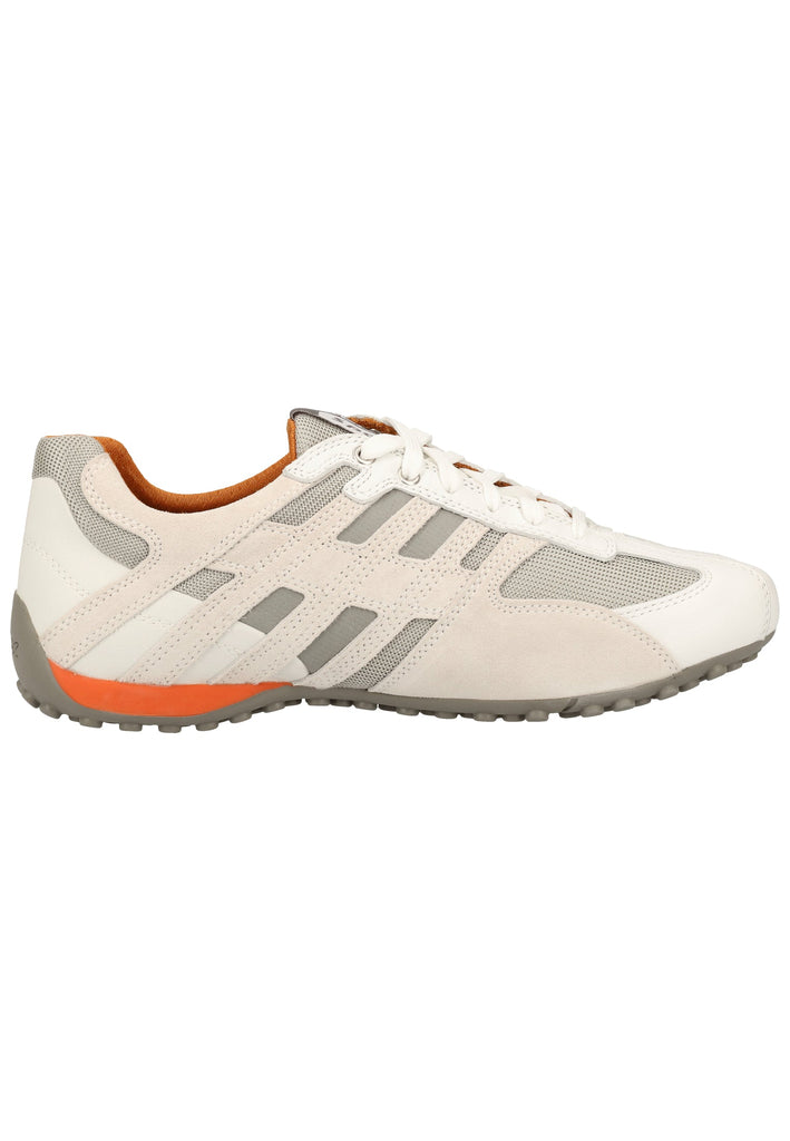 Geox Sneaker Veolurs/Textil/Synthetik Weiß/Grau