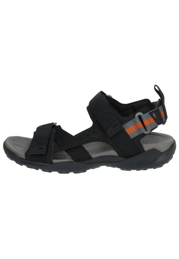Sport- und Wanderschuhe Geox Wanderschuhe Lederimitat/Textil Schwarz