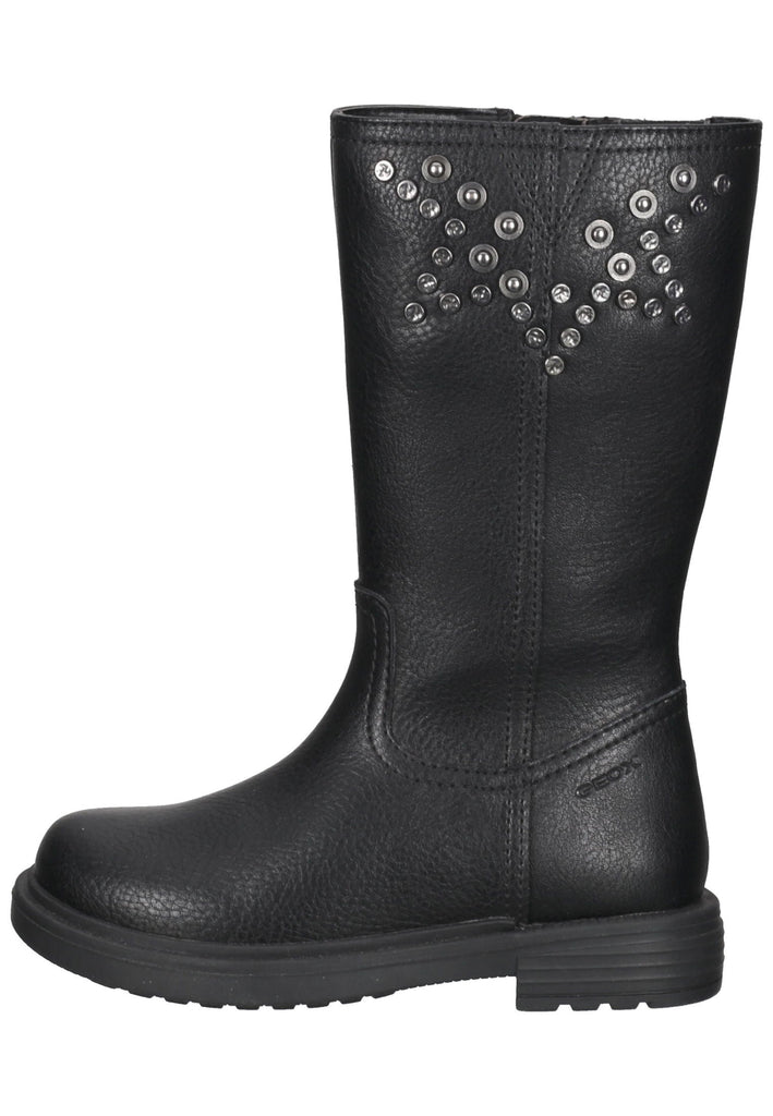 Stiefel Geox Stiefel Synthetik Schwarz